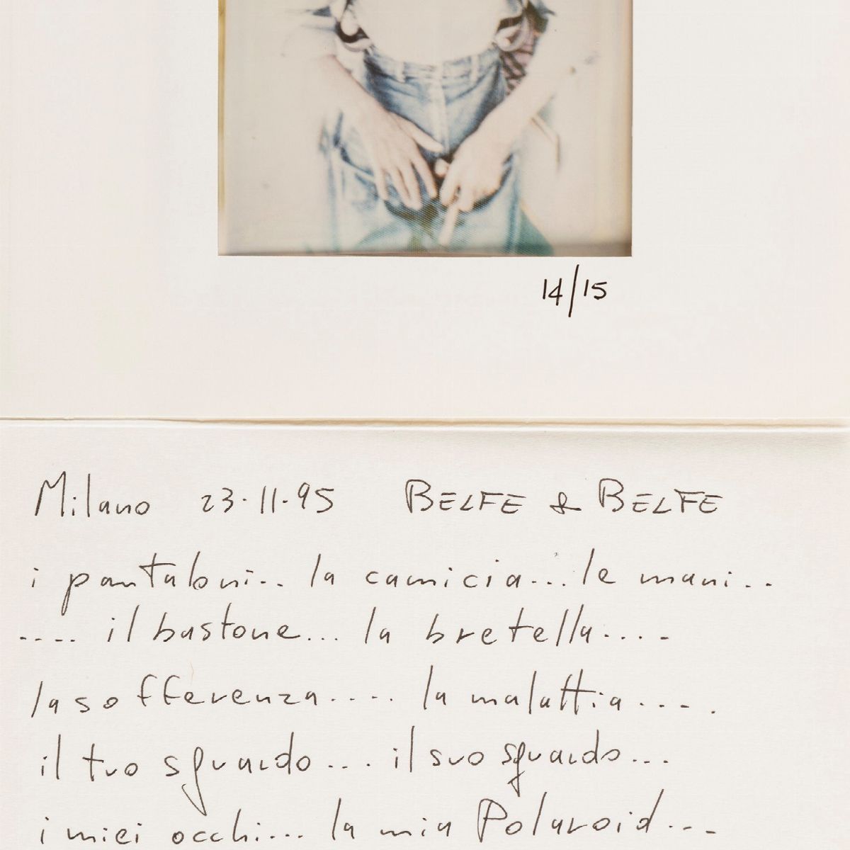 Maurizio Galimberti - Belfe & Belfe - Polaroid, 1995