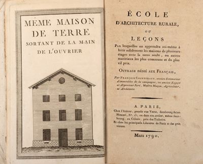 École d’architecture rurale, 1790, edizione originale in 4 volumi
