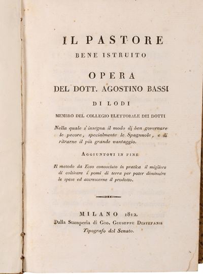 Instruzione per pastori e propietarj di gregge; per ben allevar pecore e custodirle