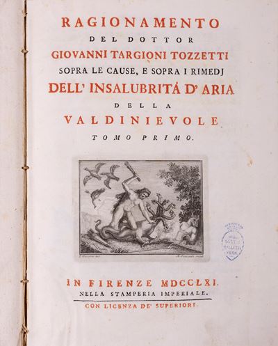 Ragionamento sopra le cause e i rimedj dell'insalubrità d'aria della Valdinievole, 1761