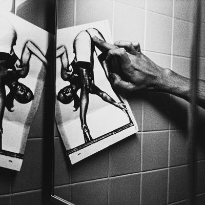 Self-portrait thinking of me, Lisboa, stampa vintage alla gelatina ai sali d'argento, 1978