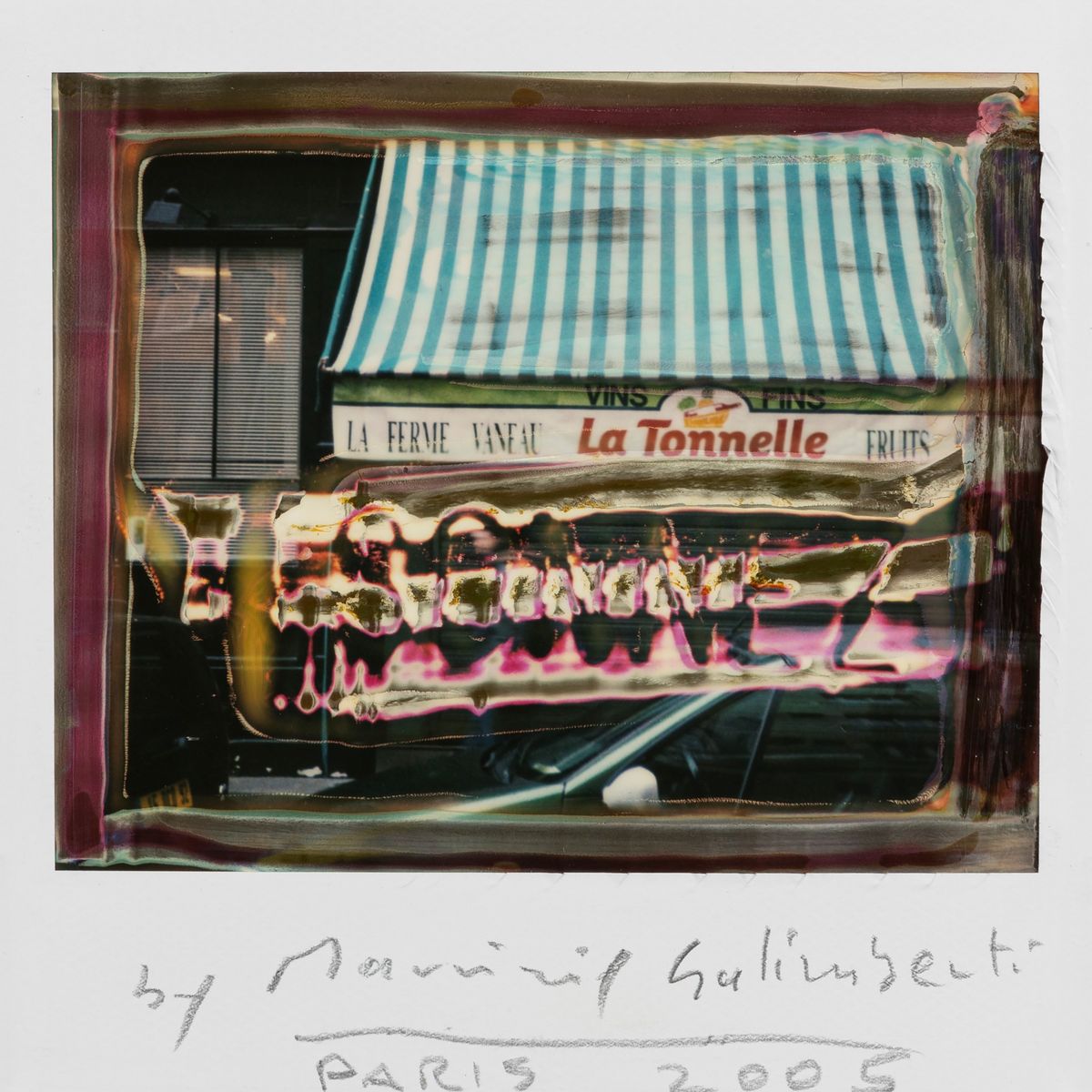 Maurizio Galimberti - Paris - Quattro polaroid manipolate