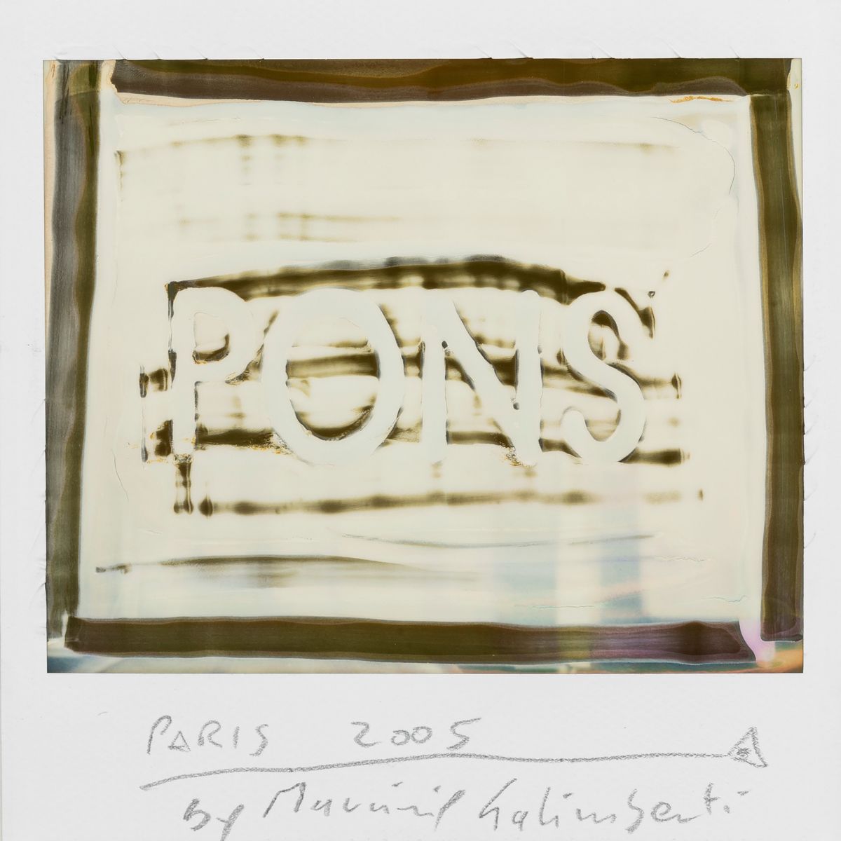 Maurizio Galimberti - Paris - Quattro polaroid manipolate