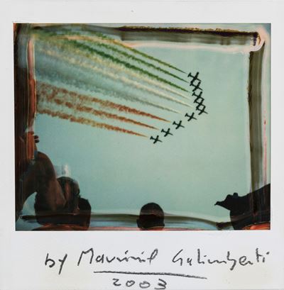 Senza titolo (Tricolore), Polaroid manipolata, 2003