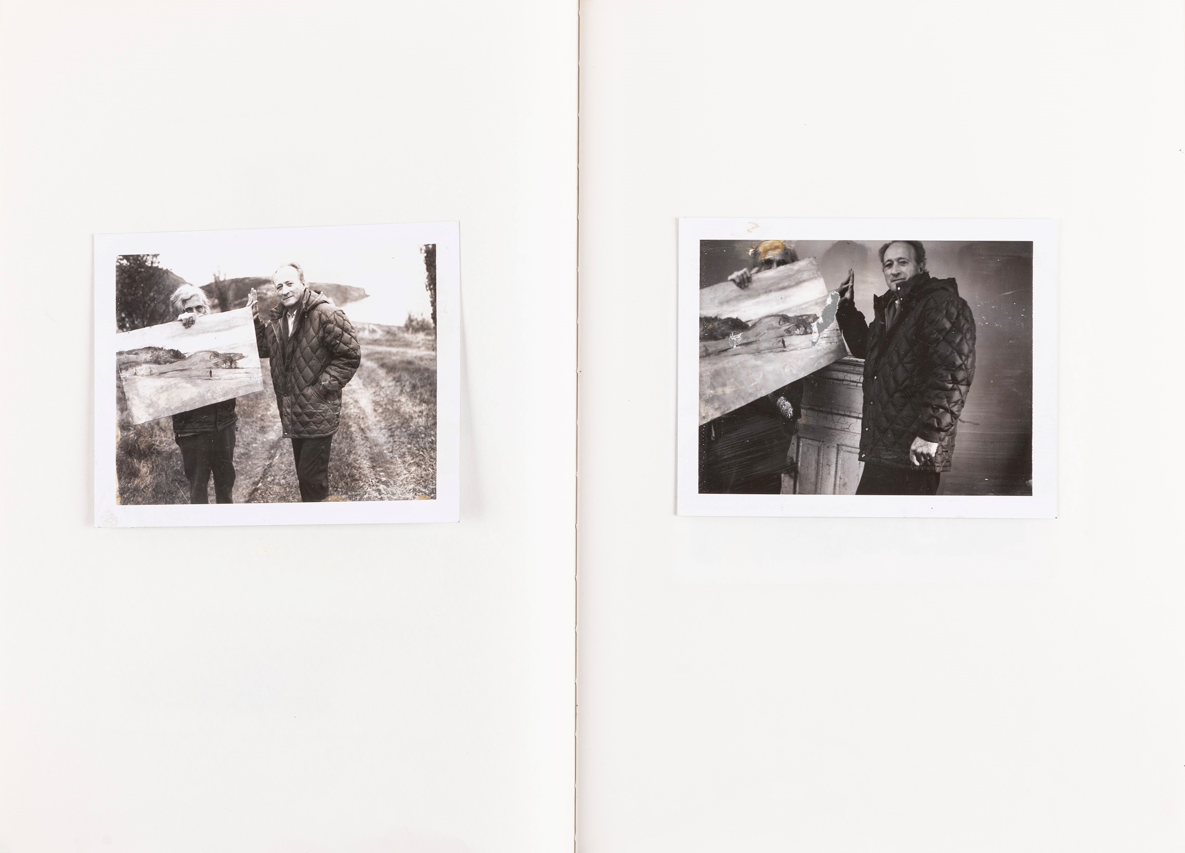 Robert Frank - 'Aspesi' - 30 polaroid montate in quaderno - 1995