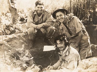 Sicilian Landings, stampa vintage alla gelatina ai sali d'argento, 1943