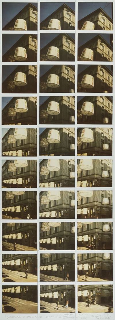 Surreal Montenapo... Studio n° 1, 30 polaroid montate a mosaico