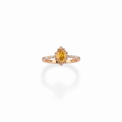 Anello con Diamante Fancy