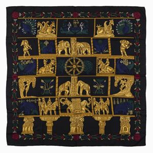 Torana silk twill scarf