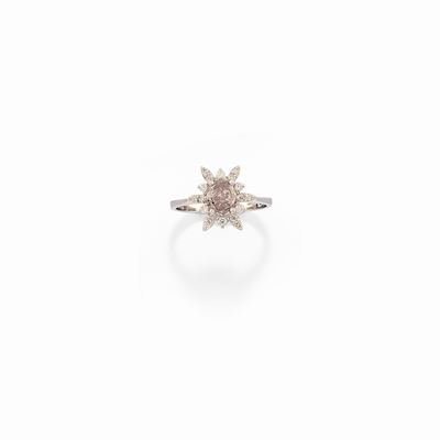 Anello con Diamante Fancy