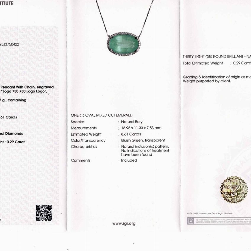 Collana con Smeraldo