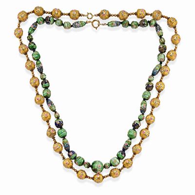 Due Collane con Murrine