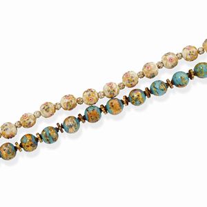  - Due collane con murrine