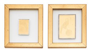 Two silver and 24k gold multiples, "L'ultima primavera" and "Tucano", Luca Crippa and Valeriano Trubbiani