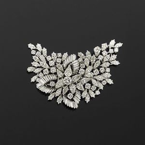 Spilla in diamanti, 1970 circa