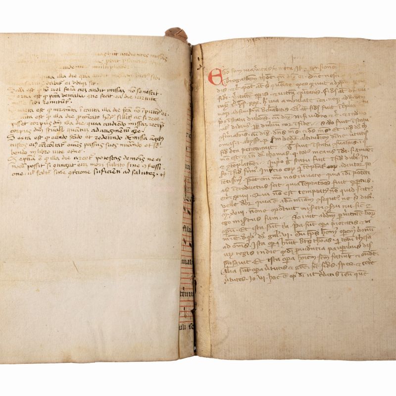Miscellanea ascetica, manoscritto su carta, Lombardia, 1330