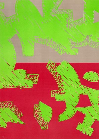 Composizione Rosso - Verde