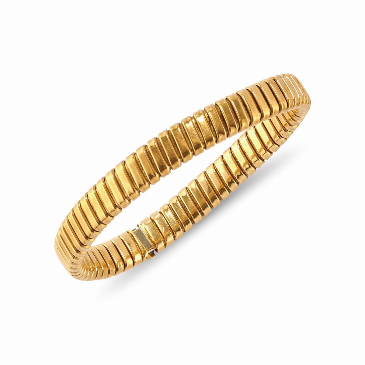 Demi Parure, in oro giallo 18k, composto da bracciale e collana