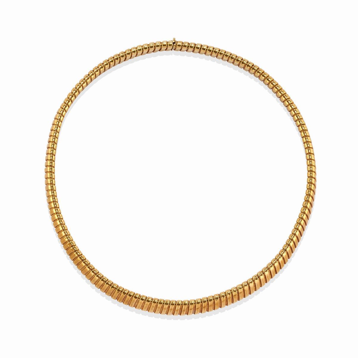 Demi Parure, in oro giallo 18k, composto da bracciale e collana