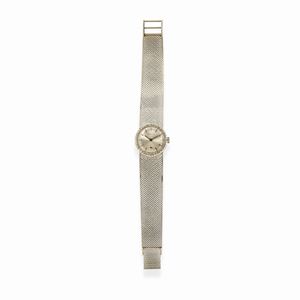 A 18k white gold and diamond wristwatch, Zenith