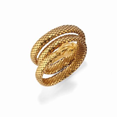 Bracciale Serpente in oro giallo 18k