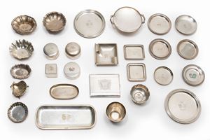 Twenty-seven silver object, XX century
