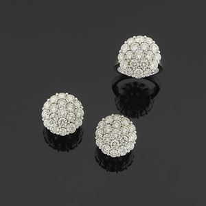 Demi-parure in diamanti