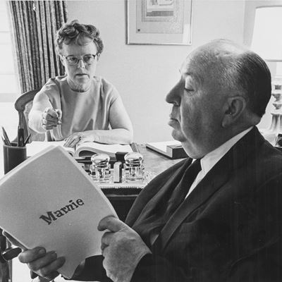 Alfred Hitchcok e Alma Reville