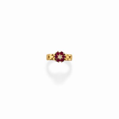 Anello con Rubini