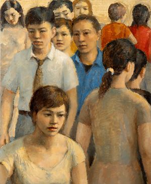 Autoritratto tra la folla