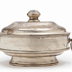 A silver soup bowl, Italy, 20th Century