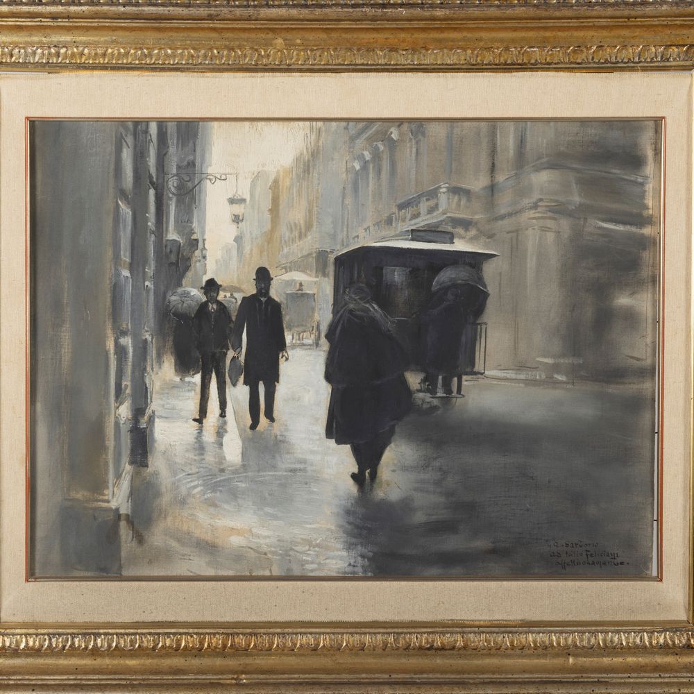 Giulio Aristide Sartorio - Un Giorno di Pioggia