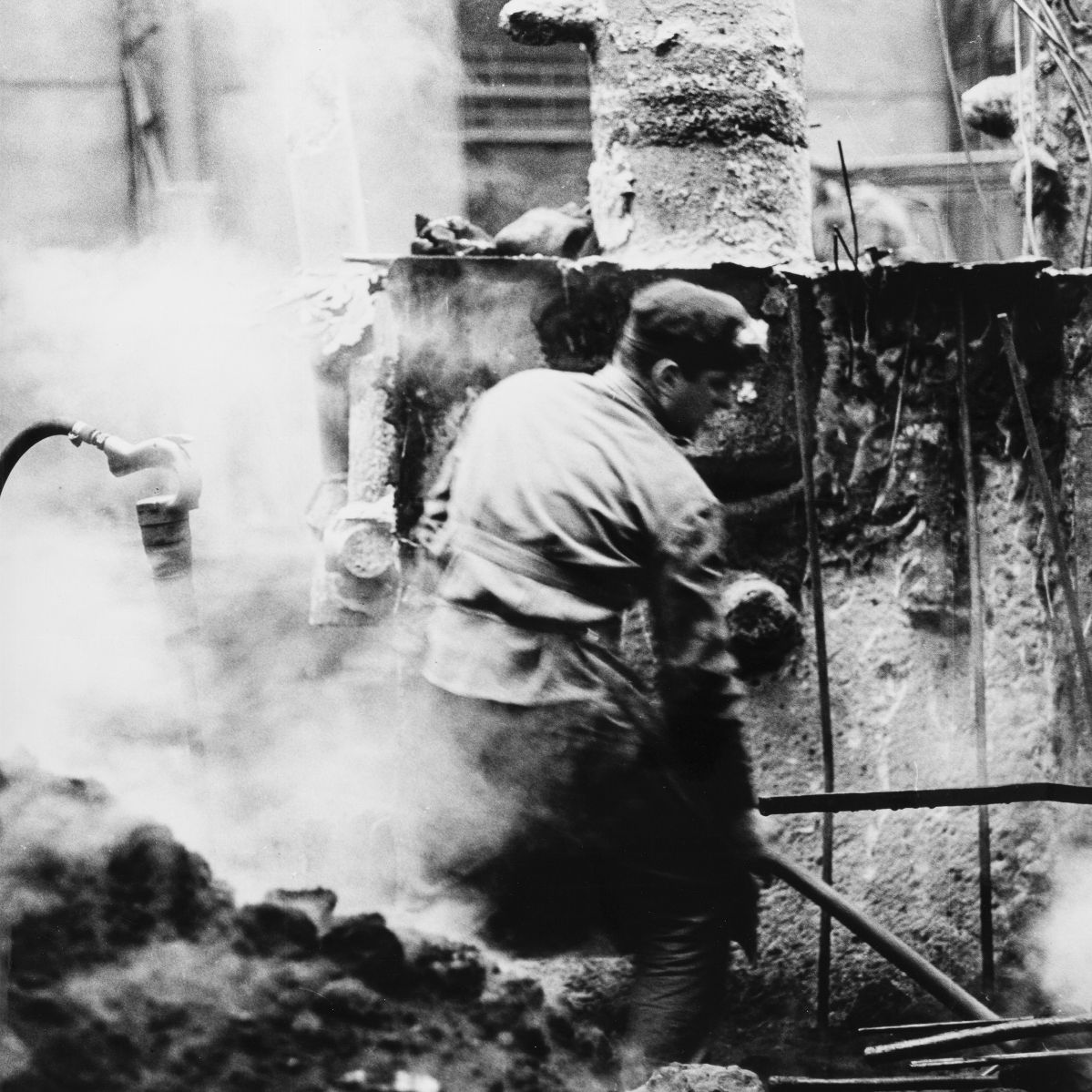Edoardo Mari - Senza titolo (Industrie), Cinque stampe vintage alla gelatina ai sali d'argento