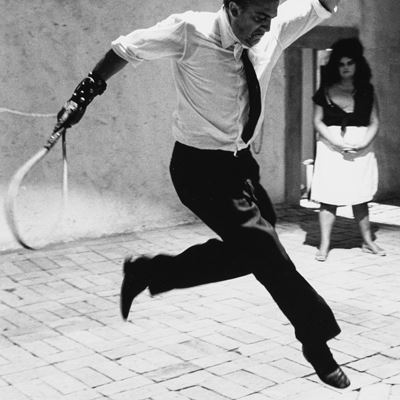 Federico Fellini in "8½", stampa alla gelatina ai sali d'argento, 1962, stampata nel 2017