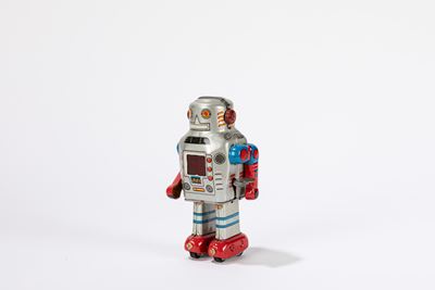 Giocattolo d'epoca, Sparky Robot in latta, anni '60