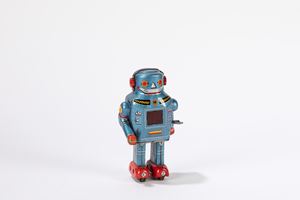 S.Y. - Mechanical Walking Robot 60's | Vintage Toys
