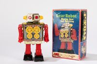 Gear Robot Vintage SH – Jouet Mécanique – 20 Cm – Avec Boîte D'origine