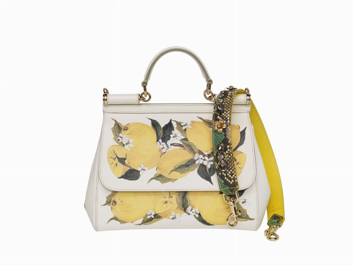 Dolce gabbana lemon on sale bag