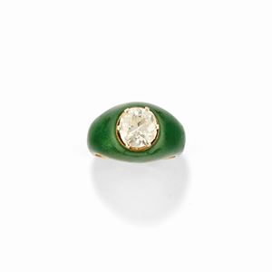  - Anello con diamante