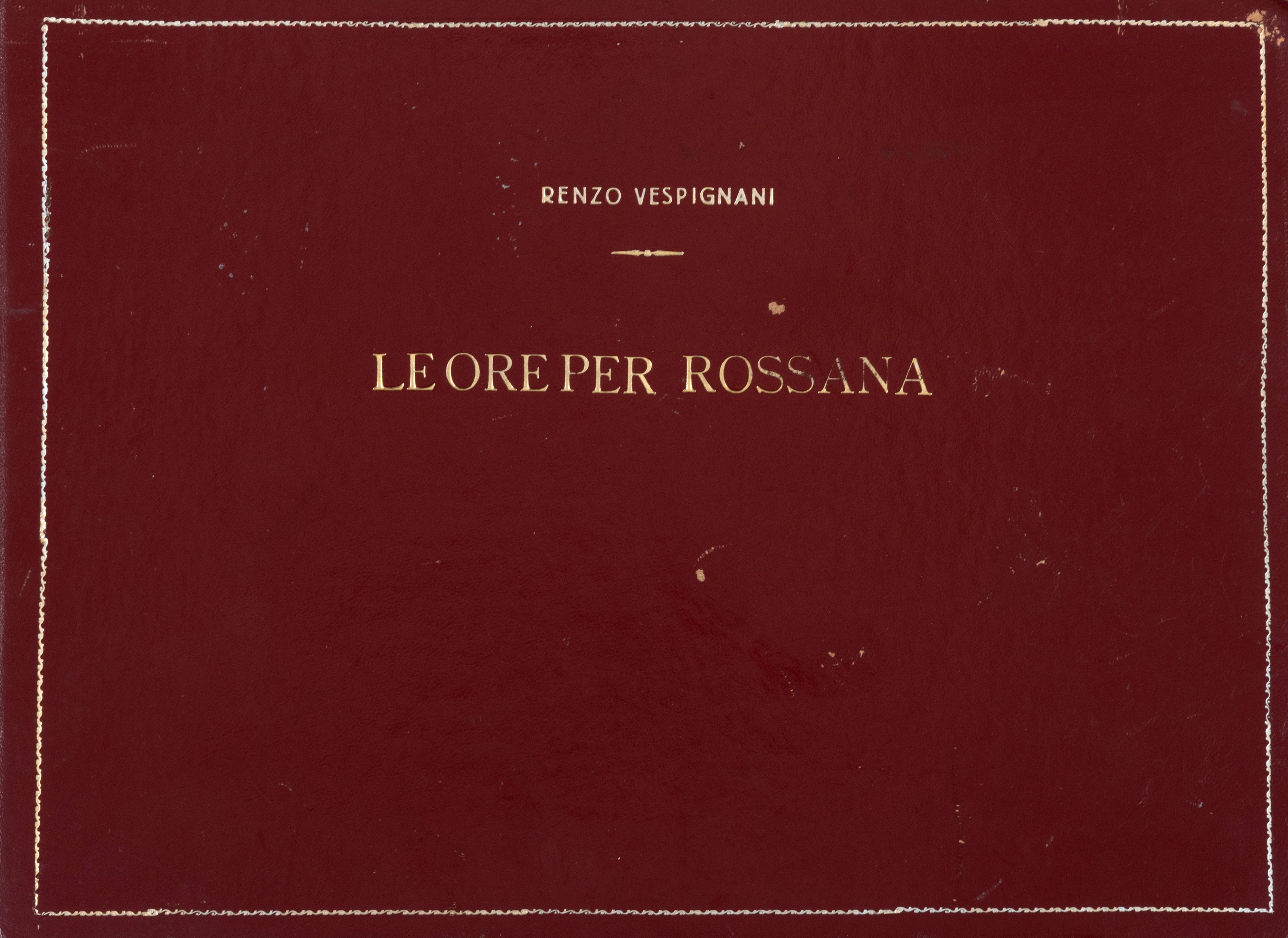 Renzo Vespignani - Album - le Ore per Rossana