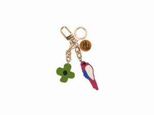 Lot - Louis Vuitton Pastilles Key Chain Bag Charm