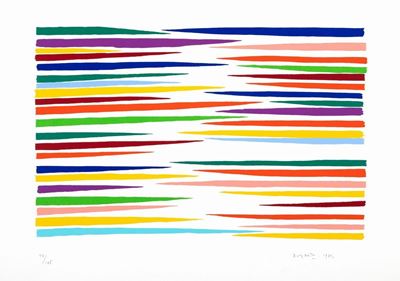 Composizione a Righe Colorate