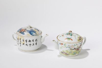 Teiere in porcellana, Cina, periodo Guangxu (1875-1908)