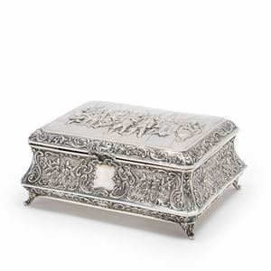 A silver box, 20th Century