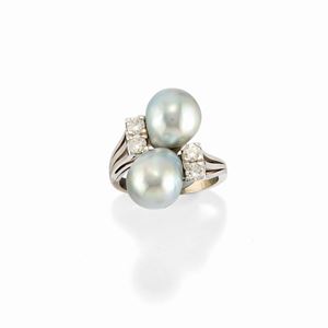  - Anello con perle