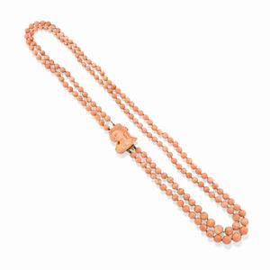  - Collana con corallo