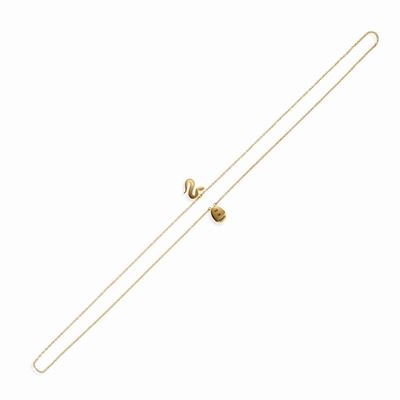 Collana "Tu mi tenti", in oro giallo 18k