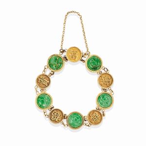  - Bracciale con giada giadeite