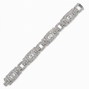 Bracciale Dec&#242; in diamanti