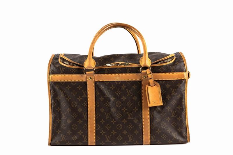 Louis Vuitton Vintage Pet Carrier Monogram Canvas / Leather